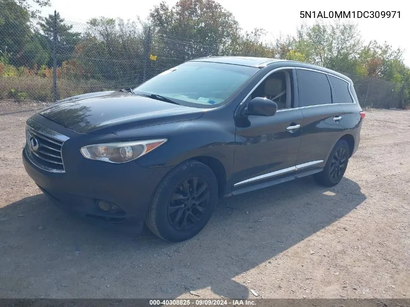 2013 Infiniti Jx35 VIN: 5N1AL0MM1DC309971 Lot: 40308825