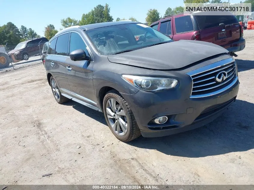 2013 Infiniti Jx35 VIN: 5N1AL0MM4DC301718 Lot: 40322184