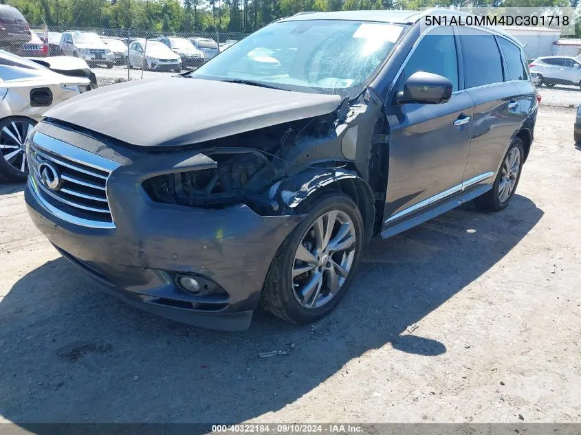 2013 Infiniti Jx35 VIN: 5N1AL0MM4DC301718 Lot: 40322184