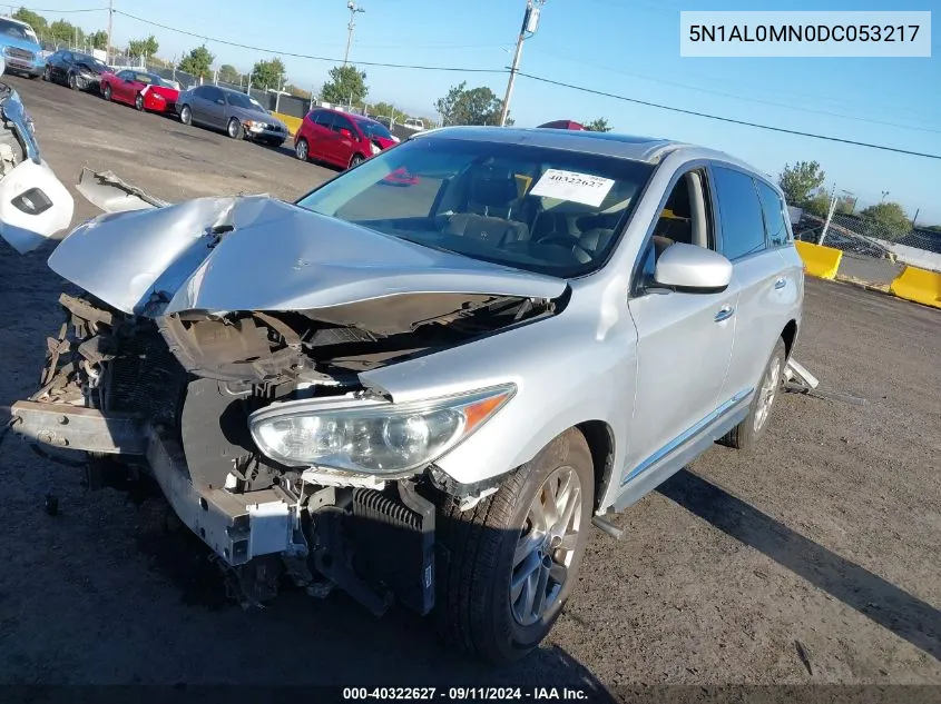 2013 Infiniti Jx35 VIN: 5N1AL0MN0DC053217 Lot: 40322627