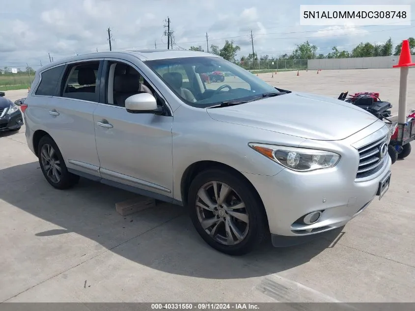 5N1AL0MM4DC308748 2013 Infiniti Jx35