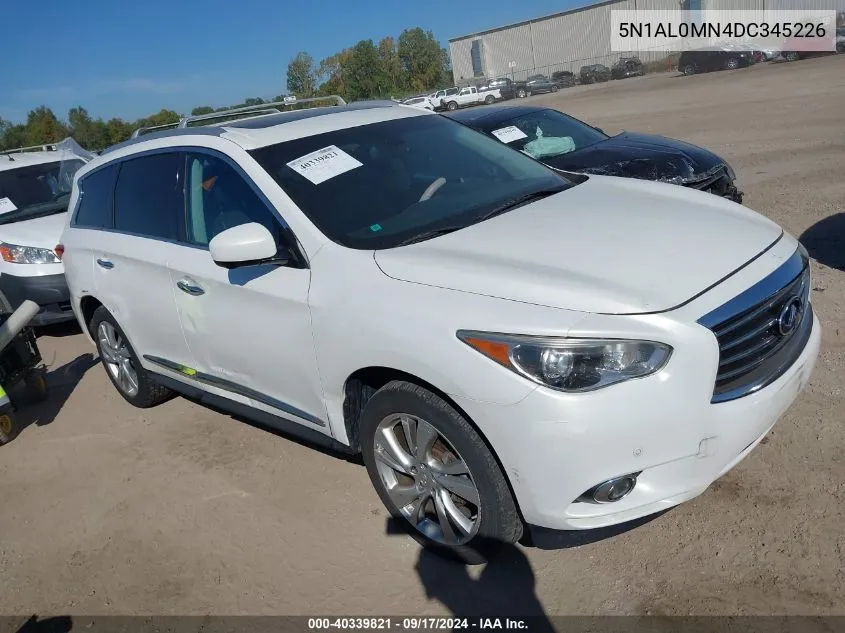 2013 Infiniti Jx35 VIN: 5N1AL0MN4DC345226 Lot: 40339821