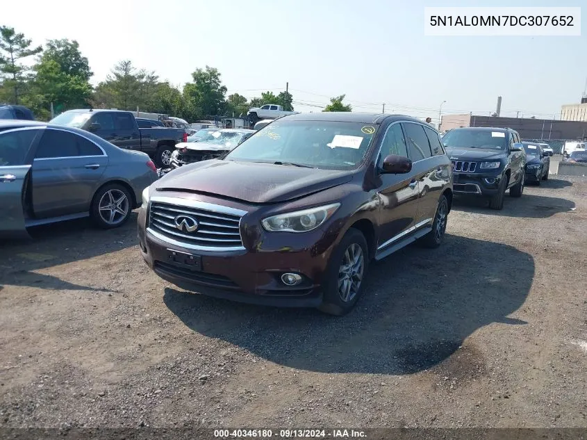 5N1AL0MN7DC307652 2013 Infiniti Jx35