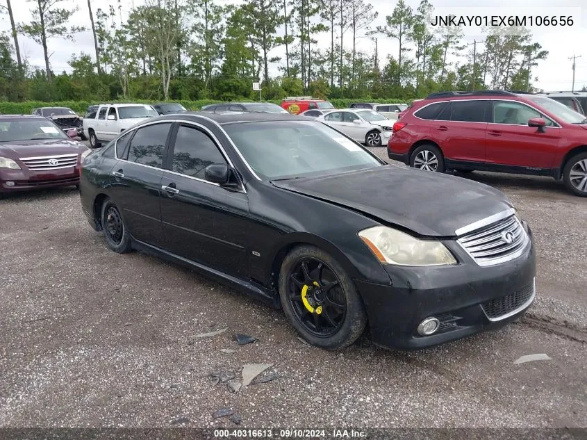 2006 Infiniti M35 Sport VIN: JNKAY01EX6M106656 Lot: 40316613