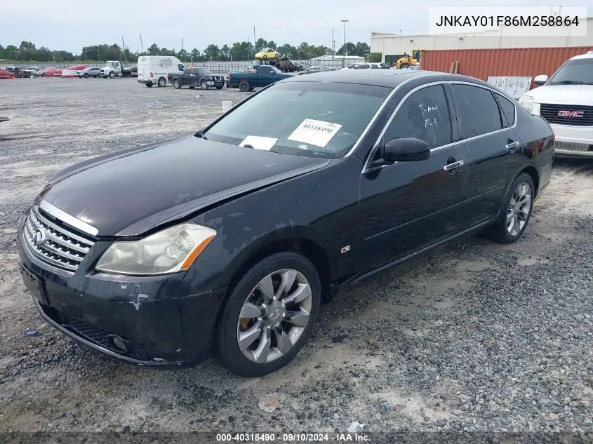 2006 Infiniti M35 Sport VIN: JNKAY01F86M258864 Lot: 40318490