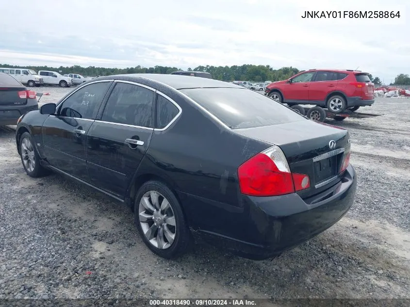 2006 Infiniti M35 Sport VIN: JNKAY01F86M258864 Lot: 40318490