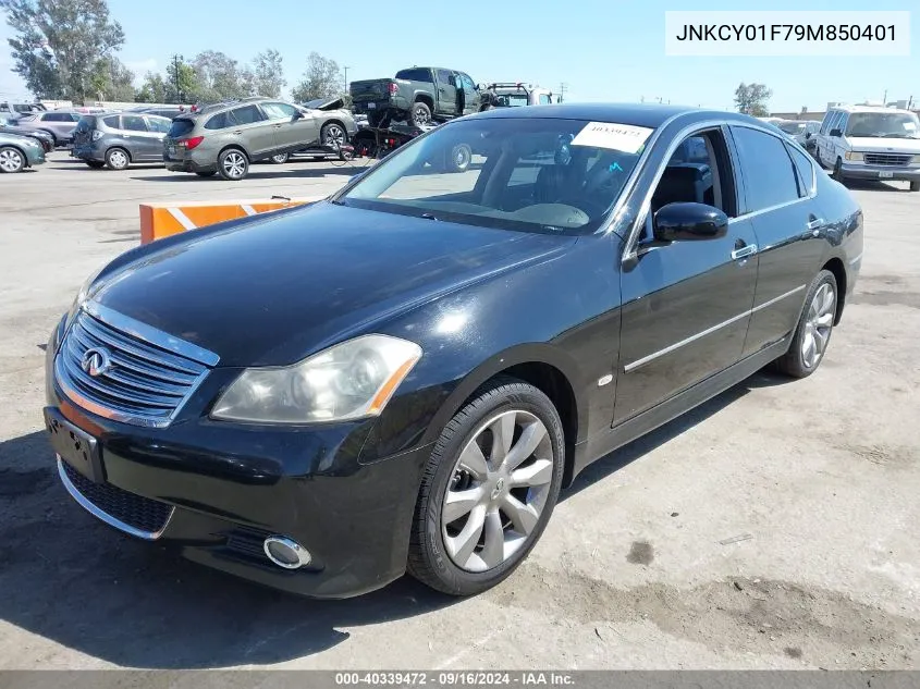 2009 Infiniti M35X VIN: JNKCY01F79M850401 Lot: 40339472