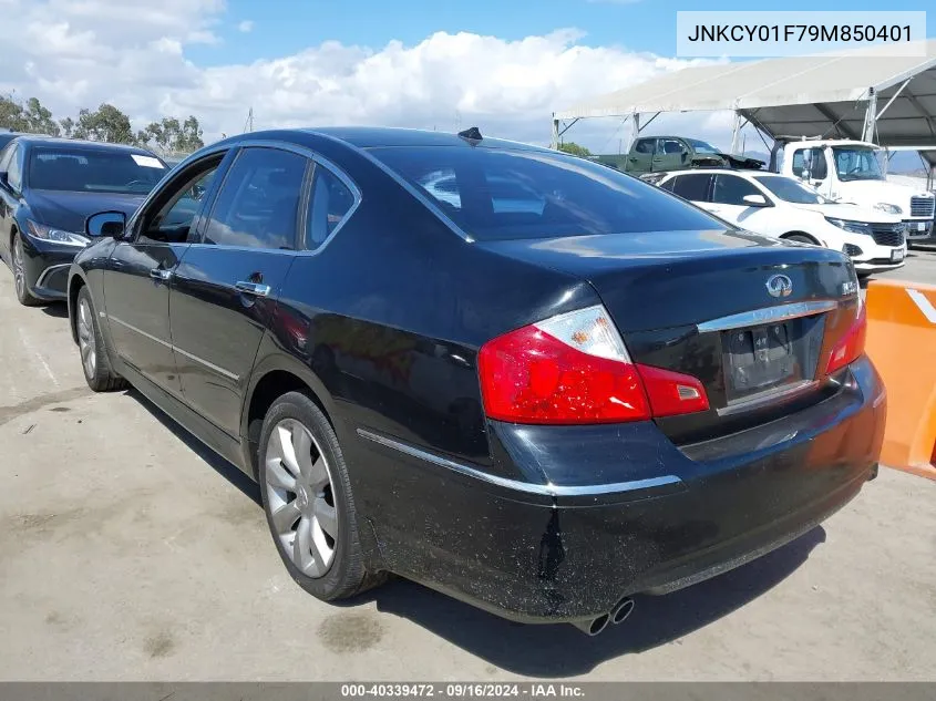 2009 Infiniti M35X VIN: JNKCY01F79M850401 Lot: 40339472