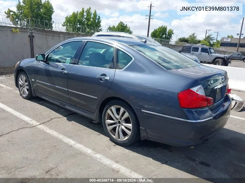 JNKCY01E39M801378 2009 Infiniti M35