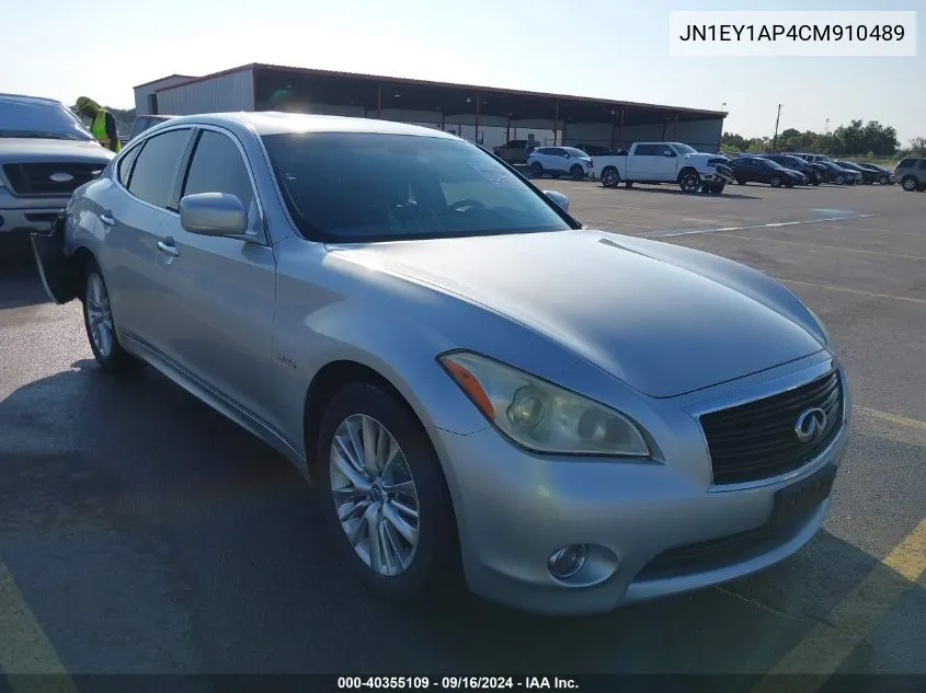 JN1EY1AP4CM910489 2012 Infiniti M35H