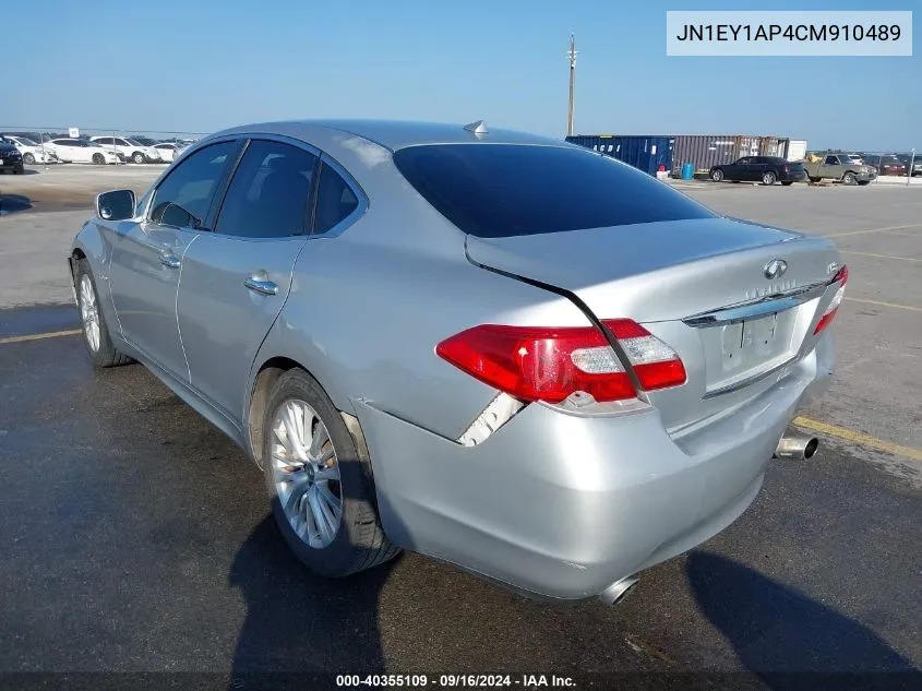 JN1EY1AP4CM910489 2012 Infiniti M35H