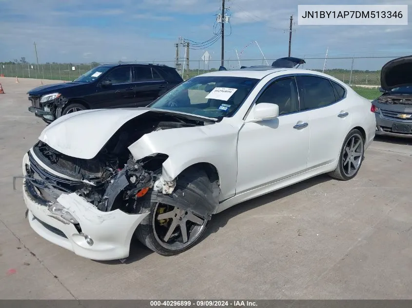 2013 Infiniti M37 VIN: JN1BY1AP7DM513346 Lot: 40296899