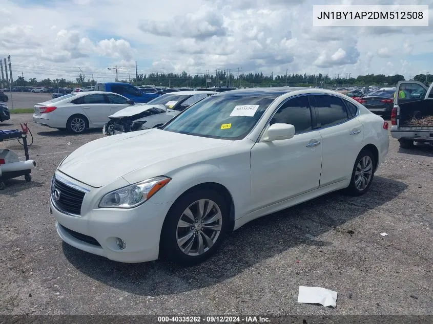 2013 Infiniti M37 VIN: JN1BY1AP2DM512508 Lot: 40335262