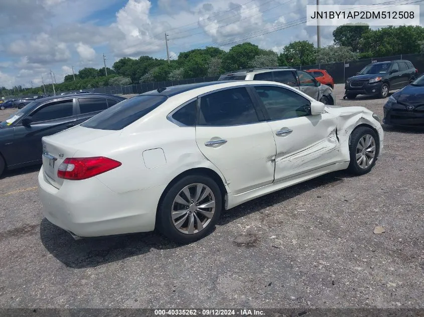 2013 Infiniti M37 VIN: JN1BY1AP2DM512508 Lot: 40335262