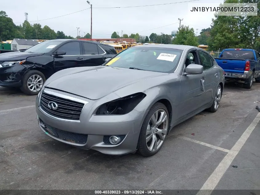 2013 Infiniti M37 VIN: JN1BY1AP0DM512233 Lot: 40339023