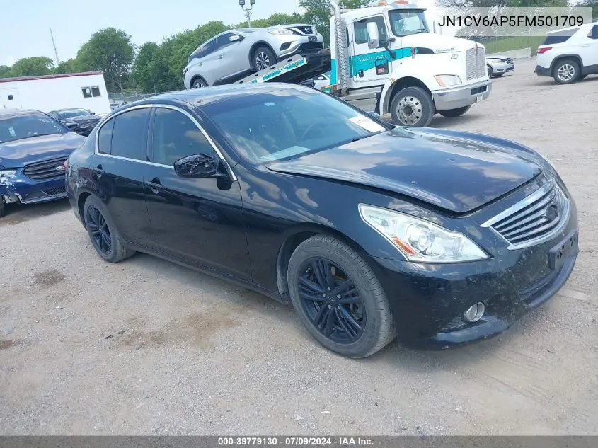 JN1CV6AP5FM501709 2015 Infiniti Q40