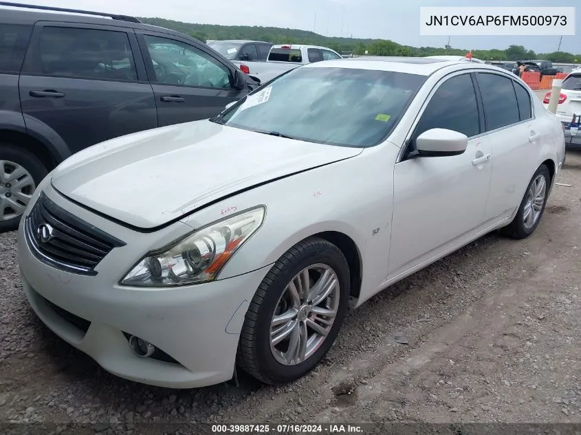 JN1CV6AP6FM500973 2015 Infiniti Q40