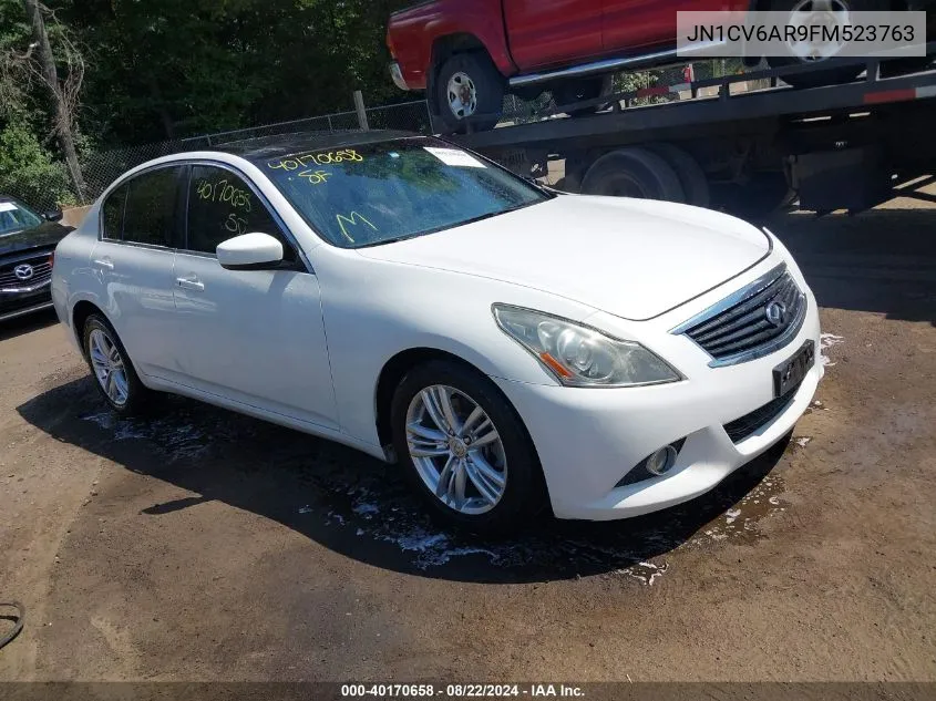 JN1CV6AR9FM523763 2015 Infiniti Q40