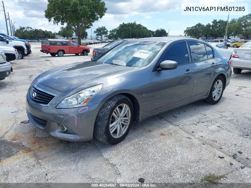 JN1CV6AP1FM501285 2015 Infiniti Q40