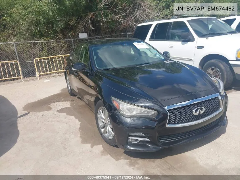 JN1BV7AP1EM674482 2014 Infiniti Q50 Premium