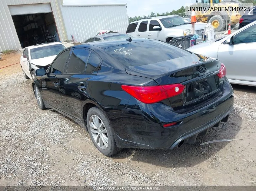 JN1BV7AP8FM340225 2015 Infiniti Q50 Premium