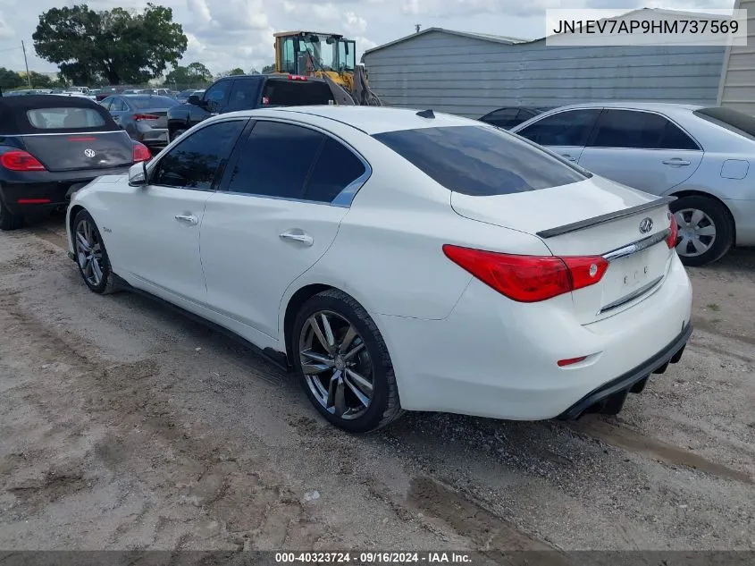 2017 Infiniti Q50 3.0T Premium VIN: JN1EV7AP9HM737569 Lot: 40323724