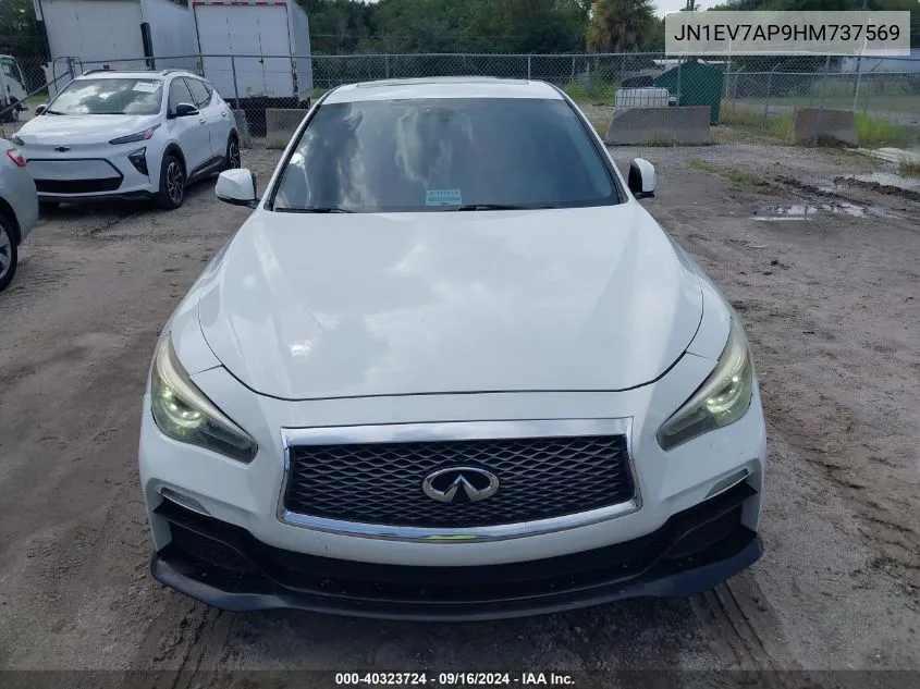 2017 Infiniti Q50 3.0T Premium VIN: JN1EV7AP9HM737569 Lot: 40323724