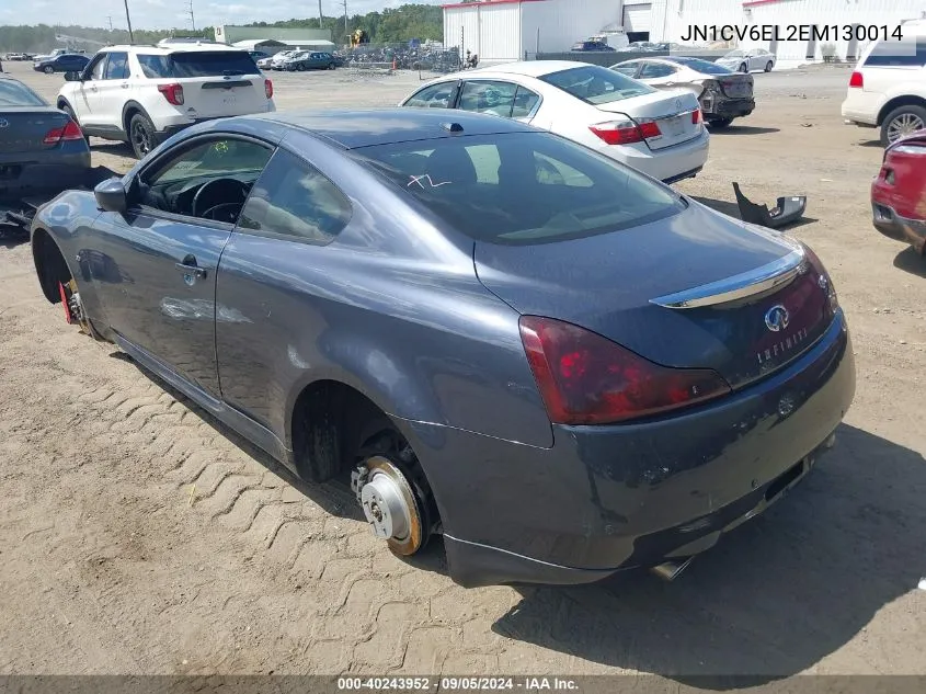 2014 Infiniti Q60 Journey/Ipl VIN: JN1CV6EL2EM130014 Lot: 40243952