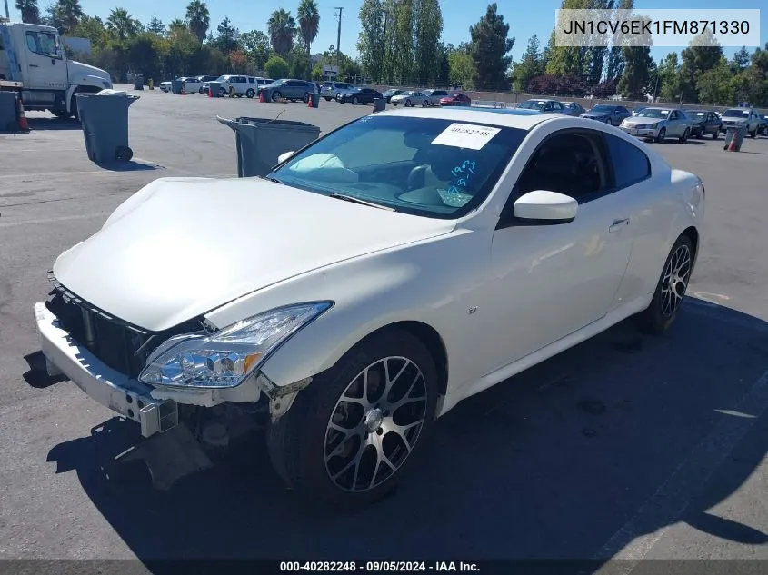 2015 Infiniti Q60 Journey VIN: JN1CV6EK1FM871330 Lot: 40282248