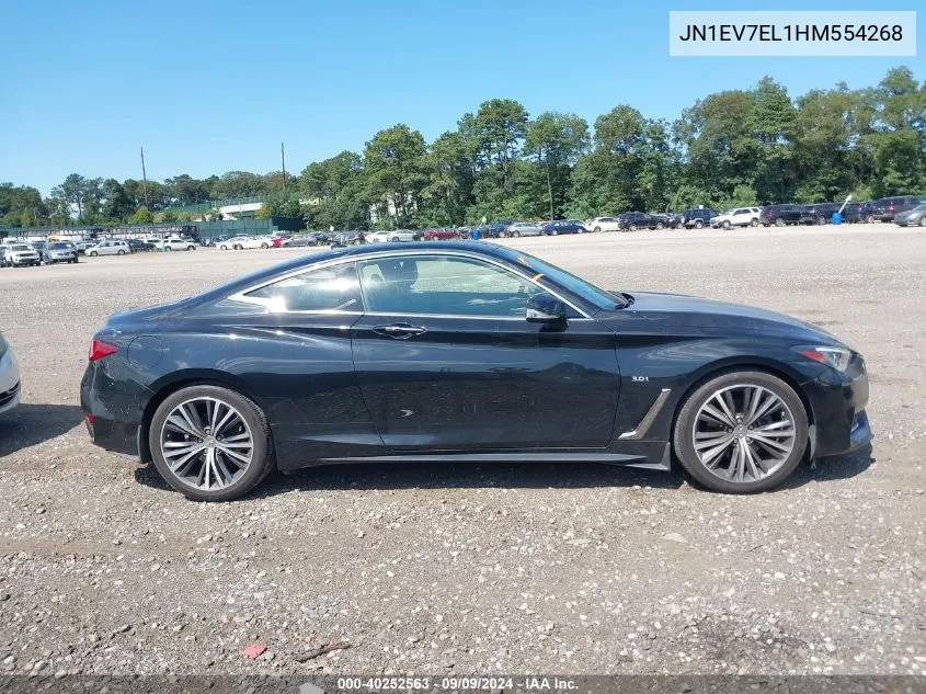 2017 Infiniti Q60 3.0T Premium VIN: JN1EV7EL1HM554268 Lot: 40252563