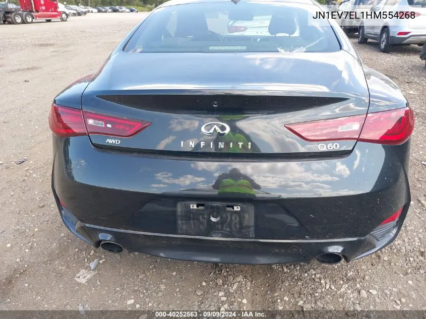 2017 Infiniti Q60 3.0T Premium VIN: JN1EV7EL1HM554268 Lot: 40252563