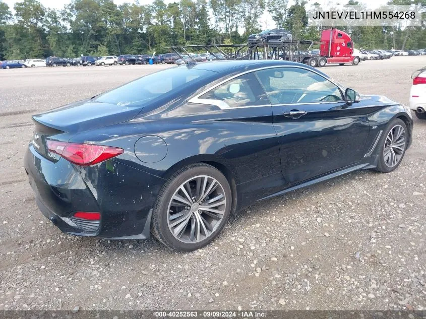 2017 Infiniti Q60 3.0T Premium VIN: JN1EV7EL1HM554268 Lot: 40252563