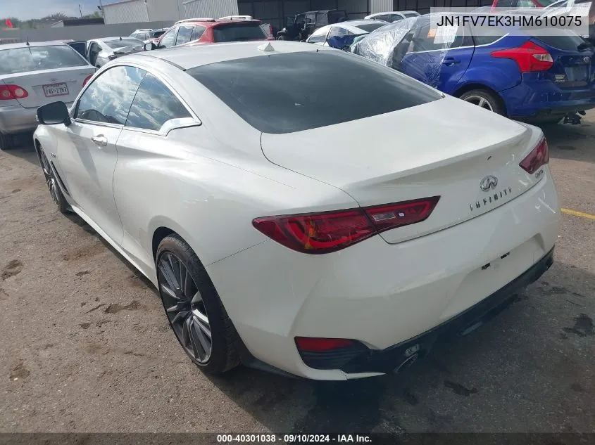 JN1FV7EK3HM610075 2017 Infiniti Q60 Red Sport 400