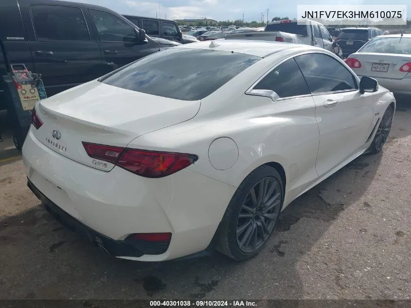 JN1FV7EK3HM610075 2017 Infiniti Q60 Red Sport 400