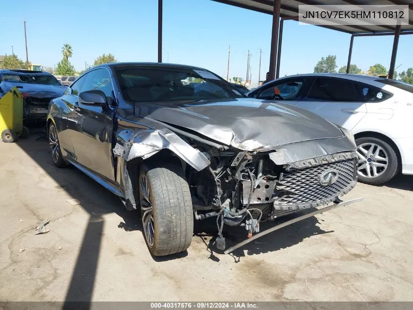 JN1CV7EK5HM110812 2017 Infiniti Q60 2.0T Premium