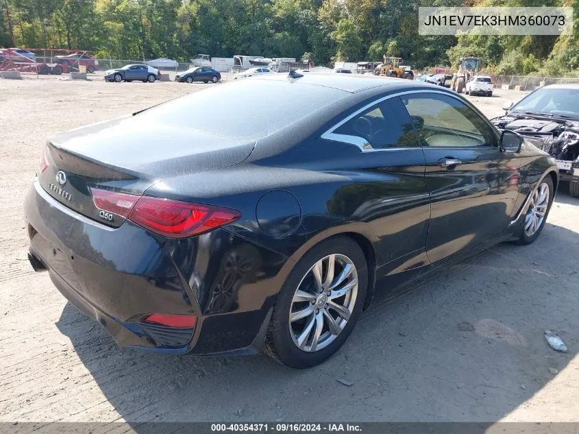 JN1EV7EK3HM360073 2017 Infiniti Q60 3.0T Premium