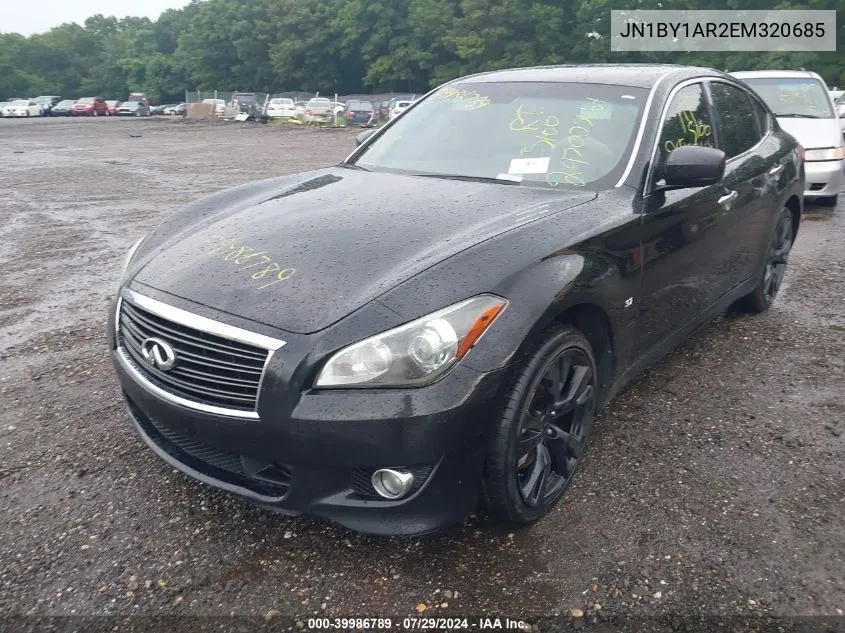 2014 Infiniti Q70 3.7X VIN: JN1BY1AR2EM320685 Lot: 39986789