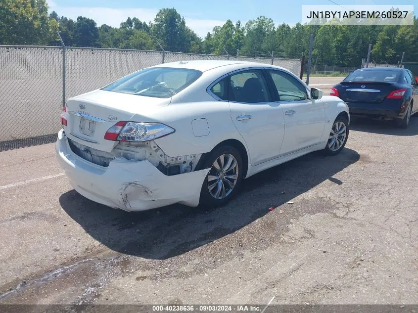 2014 Infiniti Q70 3.7 VIN: JN1BY1AP3EM260527 Lot: 40238636