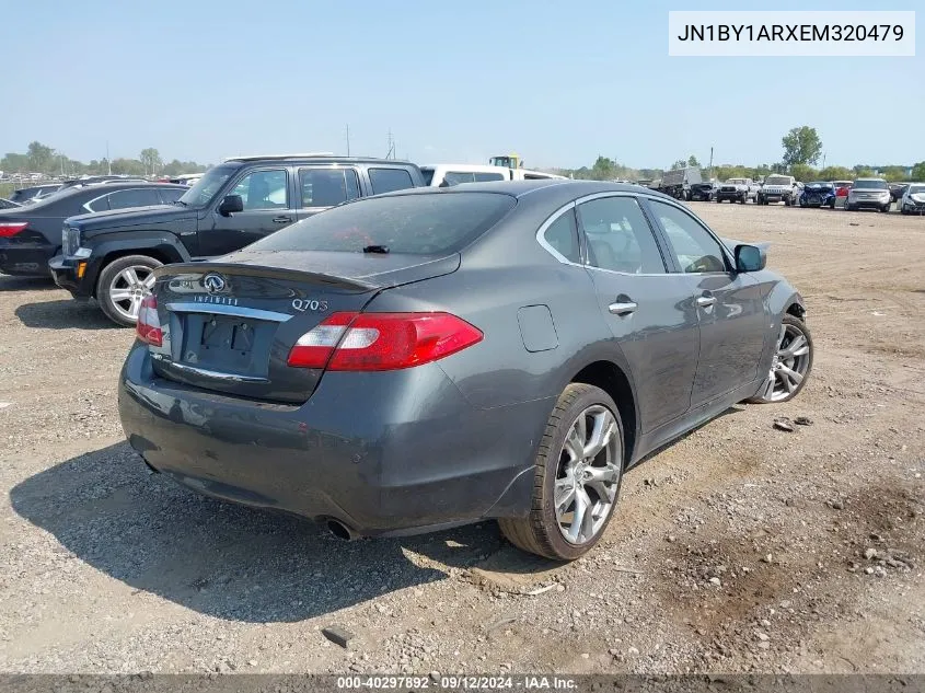 JN1BY1ARXEM320479 2014 Infiniti Q70 3.7X