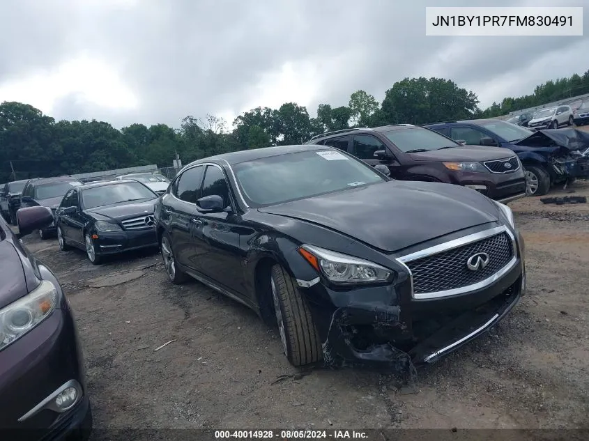 2015 Infiniti Q70L 3.7X VIN: JN1BY1PR7FM830491 Lot: 40014928