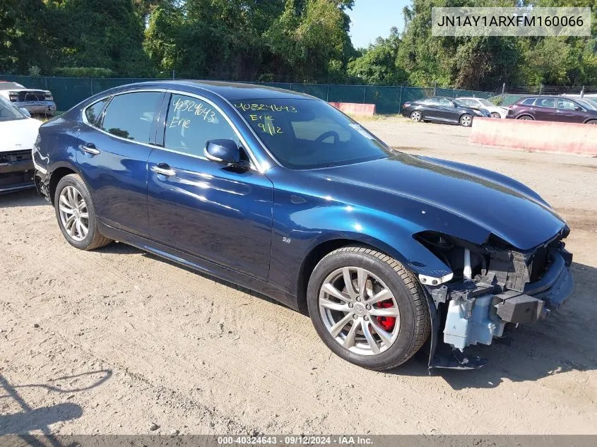 2015 Infiniti Q70 5.6X VIN: JN1AY1ARXFM160066 Lot: 40324643