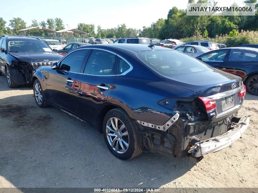 2015 Infiniti Q70 5.6X VIN: JN1AY1ARXFM160066 Lot: 40324643