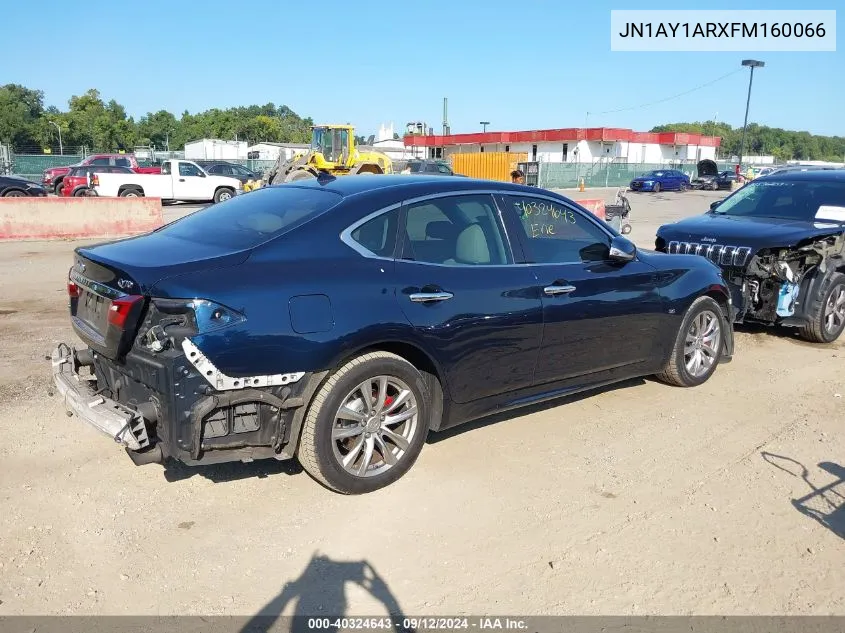 2015 Infiniti Q70 5.6X VIN: JN1AY1ARXFM160066 Lot: 40324643