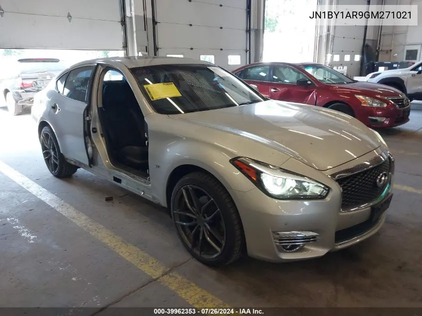 2016 Infiniti Q70 3.7X VIN: JN1BY1AR9GM271021 Lot: 39962353