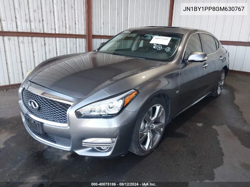 2016 Infiniti Q70L 3.7 VIN: JN1BY1PP8GM630767 Lot: 40075186