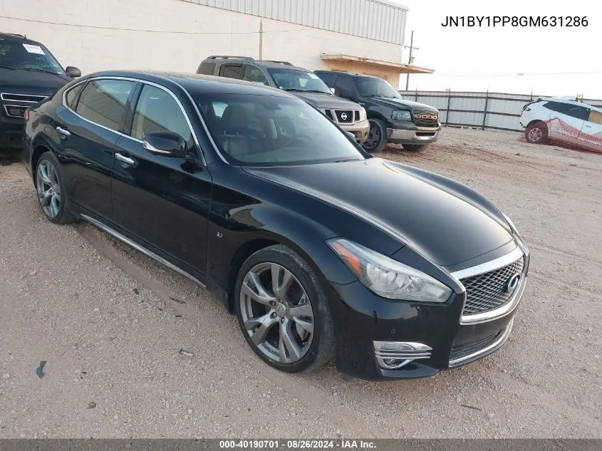 2016 Infiniti Q70L 3.7 VIN: JN1BY1PP8GM631286 Lot: 40190701