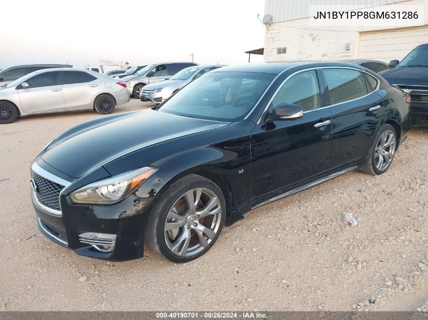 2016 Infiniti Q70L 3.7 VIN: JN1BY1PP8GM631286 Lot: 40190701