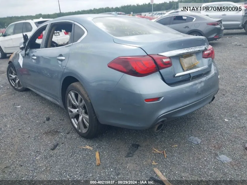 JN1AY1PR7GM590095 2016 Infiniti Q70L 5.6X