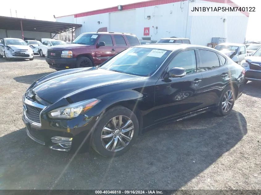 JN1BY1AP5HM740122 2017 Infiniti Q70 3.7