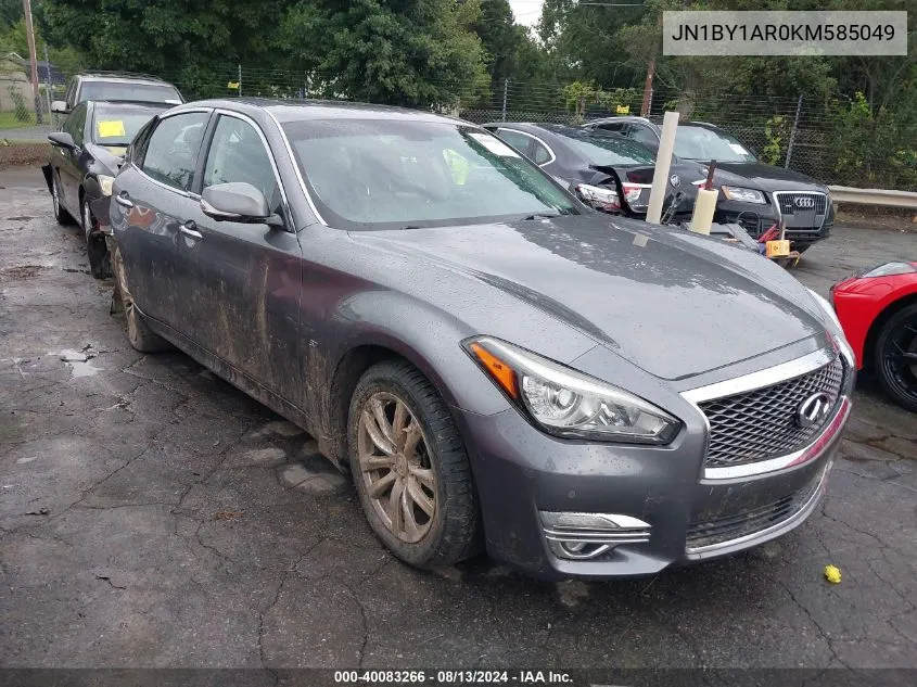 JN1BY1AR0KM585049 2019 Infiniti Q70 3.7X Luxe